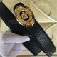 AAA Replica Versace Black Leather Belt With Gold Engraved Medusa Buckle (4)_th.jpg